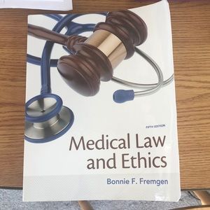 Pearson 5th Edition Medical law and Ethics book